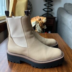 Sam Edelman | Boots | Sam Edelman Leather Laguna Tan and Black Platform Boots